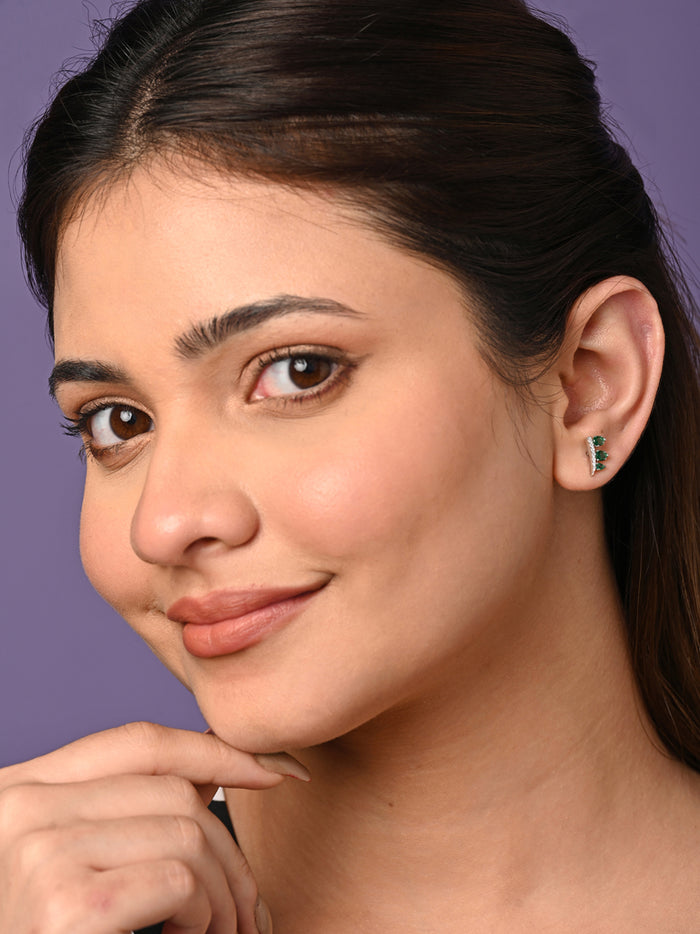 CLARA 925 Sterling Silver Reina Earrings