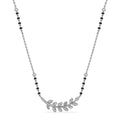Silver Rimsha Leafy Mangalsutra