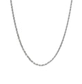 Clara Anti-Tarnish 92.5 Sterling Silver Rope Chain Necklace in 20 24 28 inches for Men & Boys