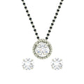 Silver Rope Mangalsutra Jewellery Set