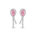 Silver Rosa Earrings