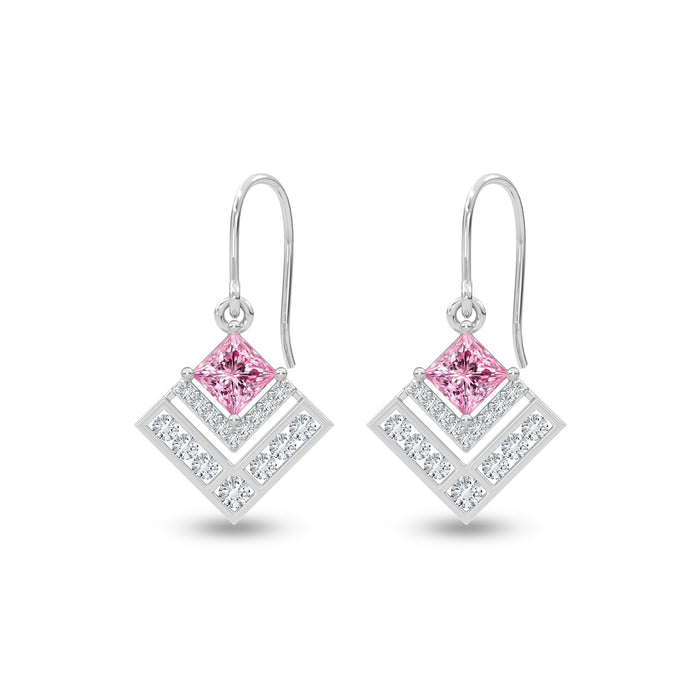Silver Rosabella Drop Earrings