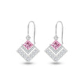 Silver Rosabella Drop Earrings