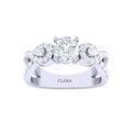 Silver Round Solitaire Ring