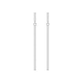 Silver Sally Long Earrings