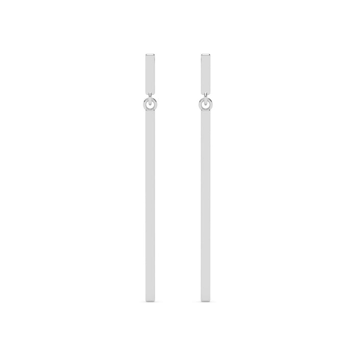 Silver Sally Long Earrings