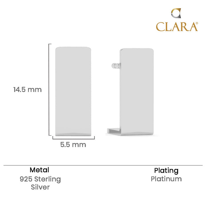 Silver Saskia Earrings