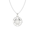 Silver Sergio Men Pendant Necklace with Chain or without Chain