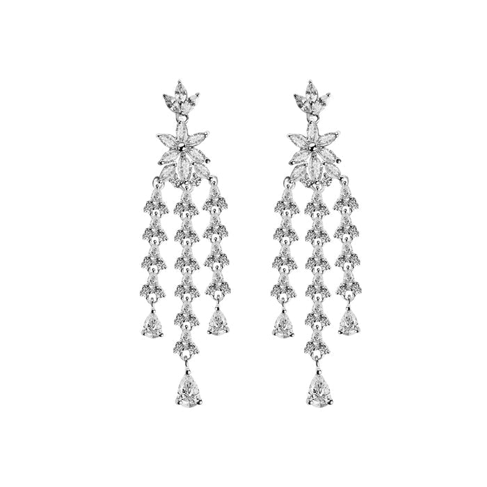 Silver Shiza Dangler Earrings