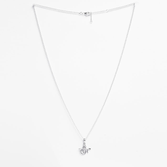 Silver Shree Ram Men Pendant Necklace with Chain or without Chain