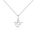 Silver Shree Ram Pendant Chain