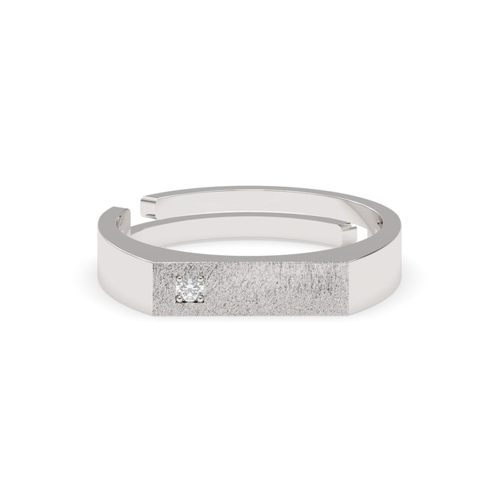 CLARA Real 925 Sterling Silver Sleek Band Ring