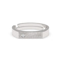 CLARA Real 925 Sterling Silver Sleek Band Ring