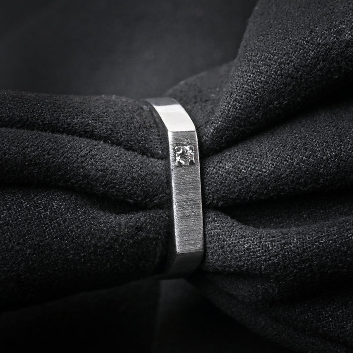 CLARA Real 925 Sterling Silver Sleek Band Ring