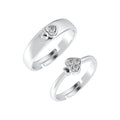 Silver Spade Couple Band