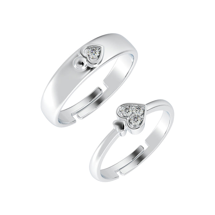 Silver Spade Couple Band