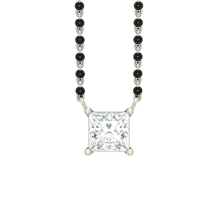 Silver Square Mangalsutra