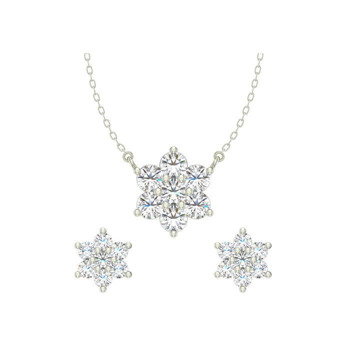 Silver Star Jewellery Set