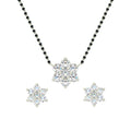 Silver Star Mangalsutra Jewellery Set