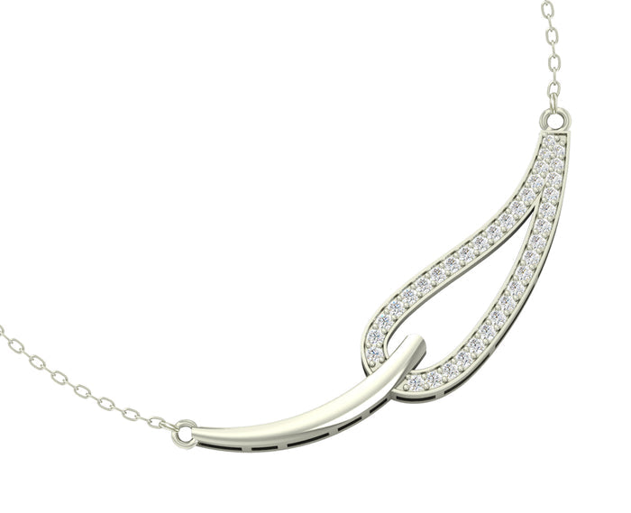CLARA 925 Sterling Silver Rhodium Plated Stella Pendant with Chain Gift for Women and Girls