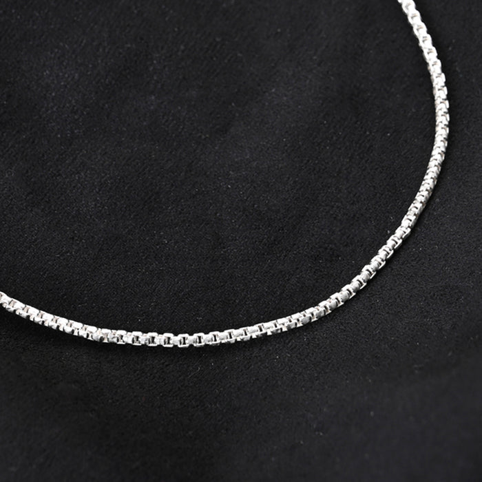 Silver Stellan Men Chain Necklace in 24 inches