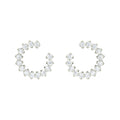 Silver Stud Aubrey Earring
