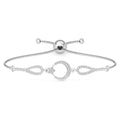 CLARA 925 Pure Silver Stylish Hand Bracelet