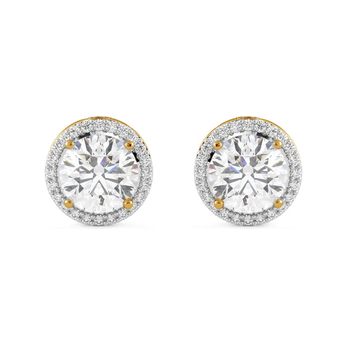 CLARA 925 Sterling Silver Talia Earrings with Screw Back
