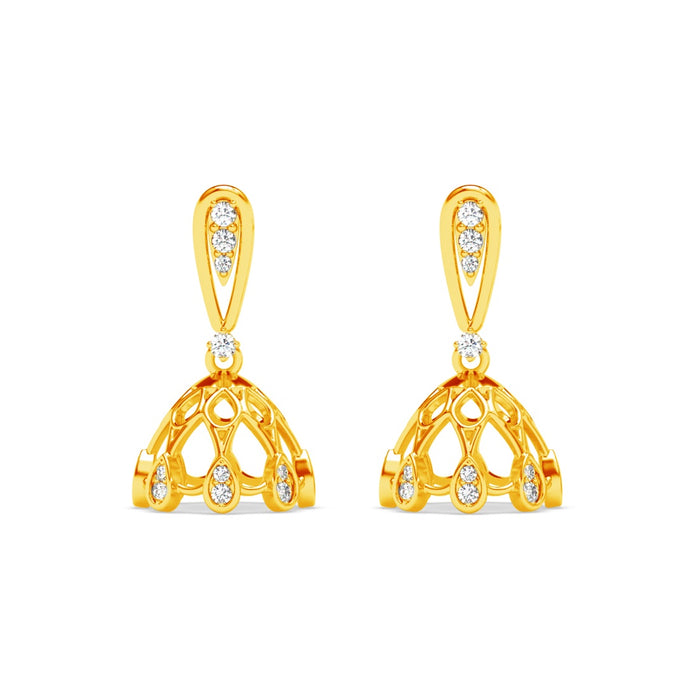 Silver Tanima Jhumki Earrings