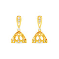 Silver Tanima Jhumki Earrings
