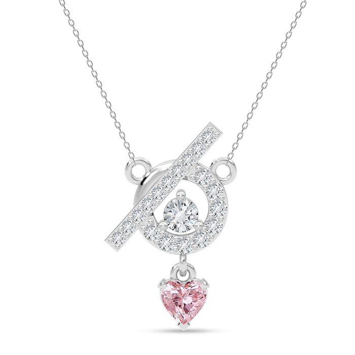 Silver Terza Pendant with Chain
