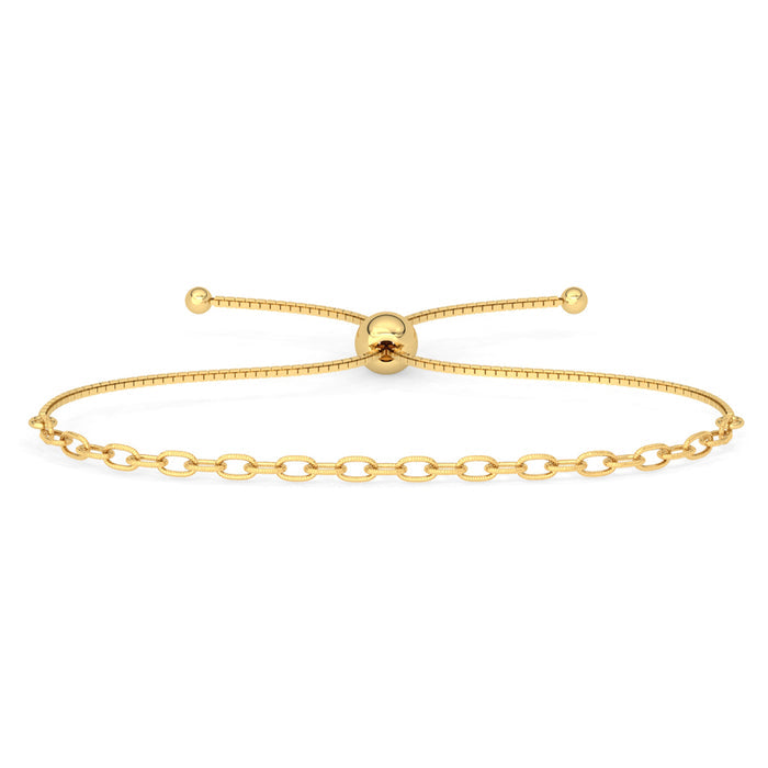CLARA 925 Pure Silver Texture Chain Bracelet