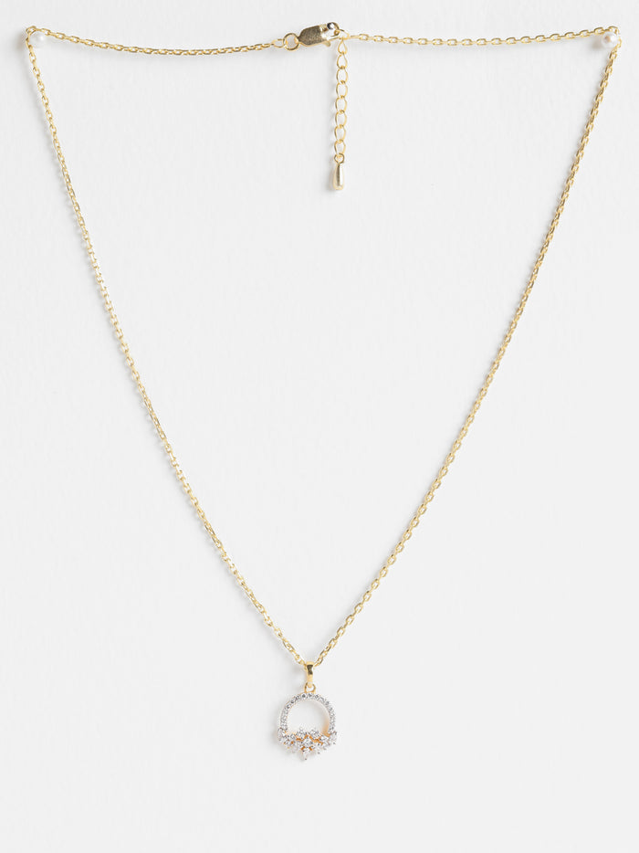 CLARA 925 Sterling Silver Tica Pendant Chain Necklace