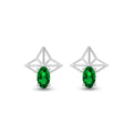 Silver Tosca Stud Earrings