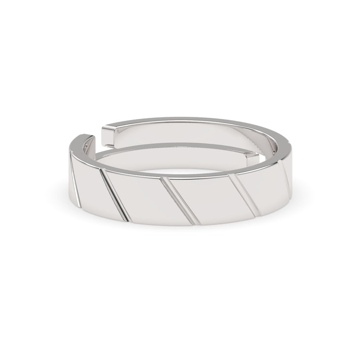 CLARA Real 925 Sterling Silver Twist Band Ring