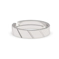 CLARA Real 925 Sterling Silver Twist Band Ring