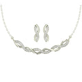 Silver Twist Jewellery Set