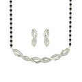 Silver Twist Mangalsutra Jewellery Set