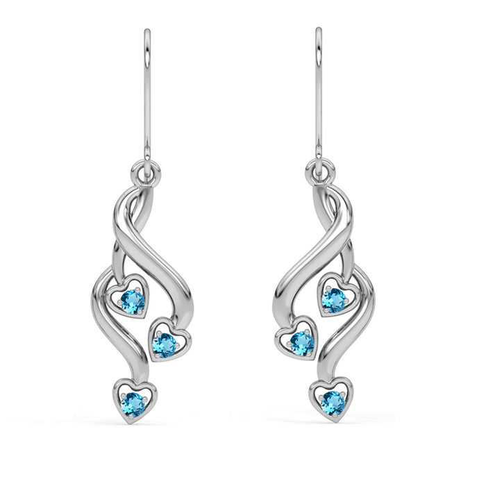 Silver Valentina Earrings