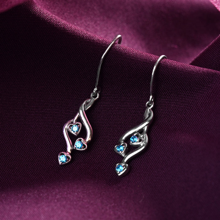 CLARA 925 Sterling Silver Valentina Earrings