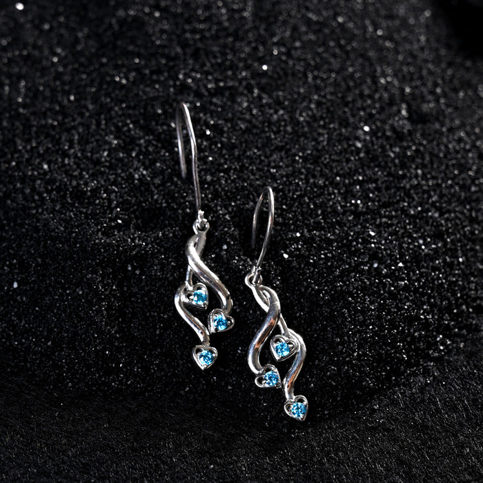 CLARA 925 Sterling Silver Valentina Earrings
