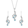 Silver Valentina Jewellery Set