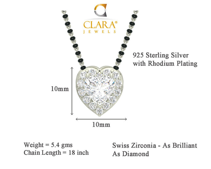 Valentine Mangalsutra Chain Pendant