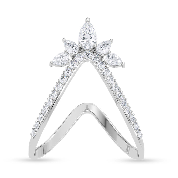 Silver Vanki Tiara Ring