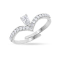 Silver Venice Wishbone Ring