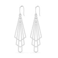 Silver Vera Geometric Earrings