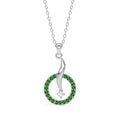 Silver Verde Pendant Chain Necklace