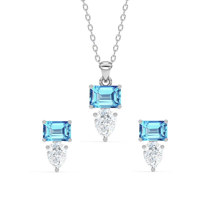 Silver Vistosa Jewellery Set