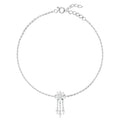 Silver Warisha Anklet Payal (Single)