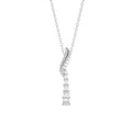 Silver Wave Pendant Chain